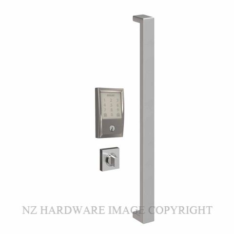 SCHLAGE SRS64 TRENTO-ENCODE TURN LATCH ENTRY DOOR SET
