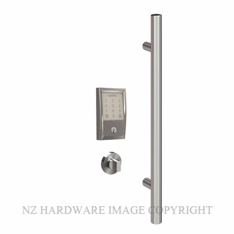 SCHLAGE SRS67 CORFU-ENCODE TURN LATCH ENTRY DOOR SET