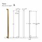 LEGGE LUXE TENOR PULL HANDLES POLISHED BRASS