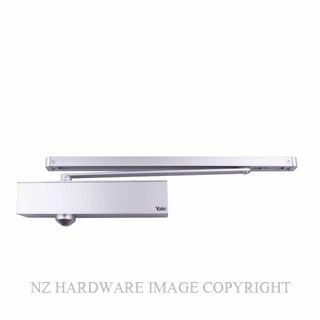 YALE Y2600SRSIL 1-5  SLIDE RAIL DOOR CLOSER SILVER