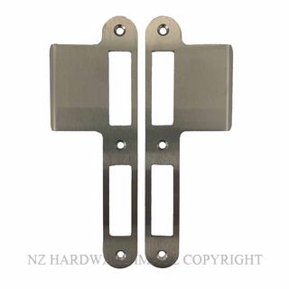 JNF IN.20.995.ES60.SET 60MM EXTENDED STRIKE PLATES SATIN STAINLESS