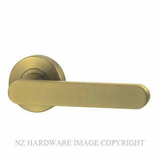 LOCKWOOD VIVID V3 LEVER ON ROSE SATIN BRASS