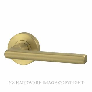 LOCKWOOD VIVID V4 LEVER ON ROSE SATIN BRASS