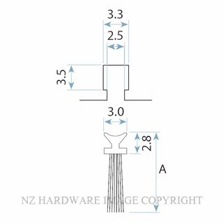 SCHLEGEL SSPS13 SKIRTING SEAL