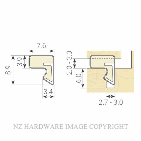 SCHLEGEL AQ48W AQUAMAC SEAL 350 METRE WHITE