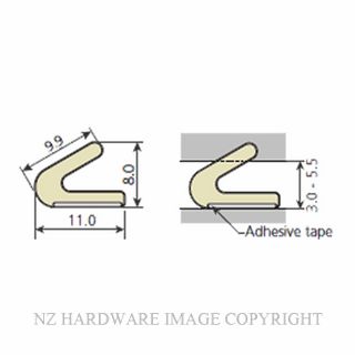 SCHLEGEL QL3116W Q-LON FOAM SEAL WHITE 300M ROLL