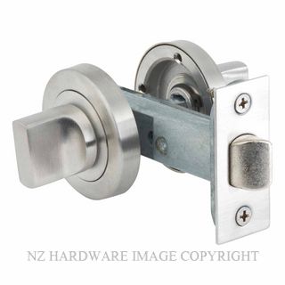 SCHLAGE DAX7030SSS SPRING LATCH THUMB TURN SET SATIN STAINLESS