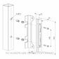 LOCINOX SFKO KEEPER FOR 40-50 -60 LOCKSETS