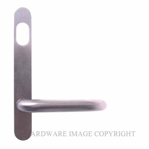 LOCKWOOD 5801 - 5905 NARROW ROUND END PLATE SATIN CHROME