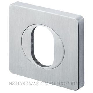 SCHLAGE V11008-S VERTA OVAL CYL ESCUTCHEON SSS