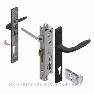 YALE PL83002L1B SUMMIT 30MM 4PT 13MM KEY-TURN LOCKSET BLACK