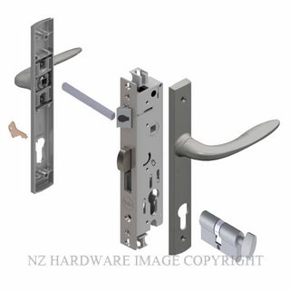 YALE PL83002L1P SUMMIT 30MM 4PT 13MM KEY-TURN LOCKSET POWDERCOAT