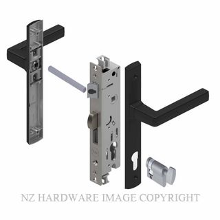 YALE PL8300329B ACACIA 30MM 4PT 13MM INT-TURN LOCKSET BLACK