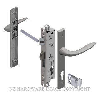YALE PL83003L1P SUMMIT 30MM 4PT 13MM INT-TURN LOCKSET POWDERCOAT