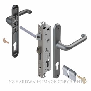 YALE VR83001P VERONA 30MM 4PT 13MM DOUBLE KEY LOCKSET POWDERCOAT