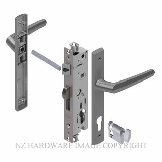 YALE PL8300427P ARIA 30MM 4PT 13MM INT-TURN LOCKSET POWDERCOAT