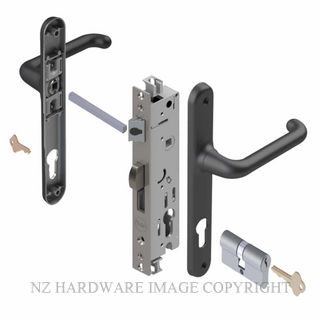 YALE VR83001B VERONA 30MM 4PT 13MM DOUBLE KEY LOCKSET BLACK