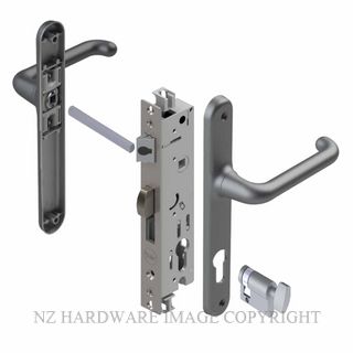 YALE VR83004P VERONA 30MM 4PT 13MM INT-TURN LOCKSET POWDERCOAT