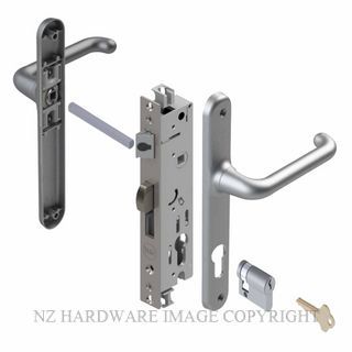 YALE VR83063SC VERONA 30MM 4PT 13MM INT-KEY LOCKSET SATIN CHROME