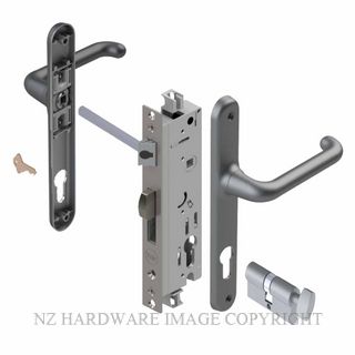 YALE VR83102P VERONA 40MM 4PT 13MM KEY-TURN LOCKSET POWDERCOAT