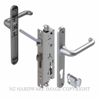 YALE VR83104SC VERONA 40MM 4PT 13MM INT-TURN LOCKSET SATIN CHROME