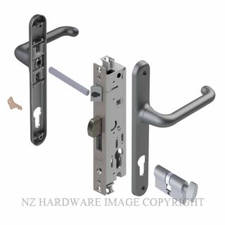 YALE VR83402P VERONA 30MM 4PT 13MM KEY-TURN LOCKSET POWDERCOAT