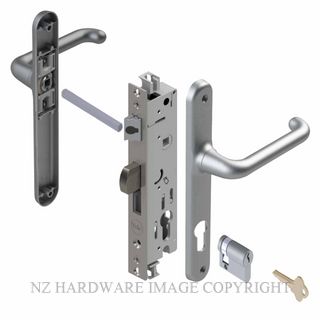 YALE VR83463SC VERONA 30MM 4PT 24MM INT-KEY LOCKSET SATIN CHROME