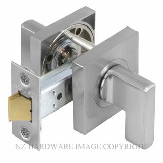 WINDSOR 9096 SC MINI TURN LATCH SET - 60MM B/S  SQ. ROSE SATIN CHROME