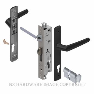 YALE PL8300227B ARIA 30MM 4PT 13MM KEY-TURN LOCKSET BLACK