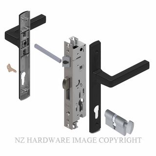 YALE PL8300229B ACACIA 30MM 4PT 13MM KEY-TURN LOCKSET BLACK