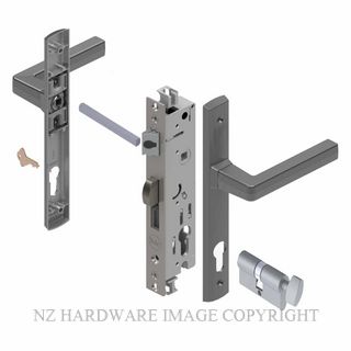 YALE PL8300229P ACACIA 30MM 4PT 13MM KEY-TURN LOCKSET POWDERCOAT