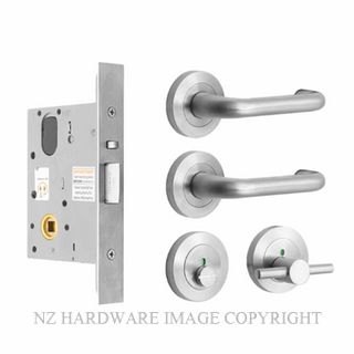 MILES NELSON MNCKITWR90PRDA DISABLED PRIVACY LATCH KIT 90 LEVER ON ROSE SATIN CHROME