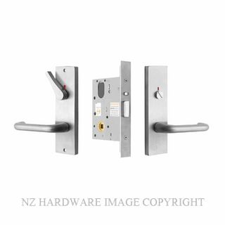 MILES NELSON MNCKITPRDA DISABLED PRIVACY LATCH KIT 90 LEVER ON PLATE SATIN CHROME