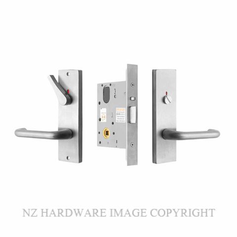 MILES NELSON MNCKITPRDA DISABLED PRIVACY LATCH KIT 90 LEVER ON PLATE SATIN CHROME
