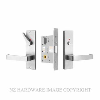 MILES NELSON MNCKITPRDA/87 DISABLED PRIVACY LATCH KIT 87 LEVER ON PLATE SATIN CHROME