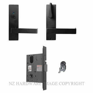 MILES NELSON MNCKITPRDA/87BLK DISABLED PRIVACY LATCH KIT 87 LEVER ON PLATE BLACK