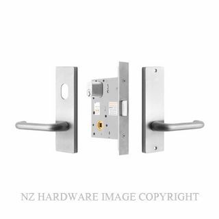 MILES NELSON CLASSROOM-STOREROOM LOCK 90 LEVER ON PLATE SATIN CHROME