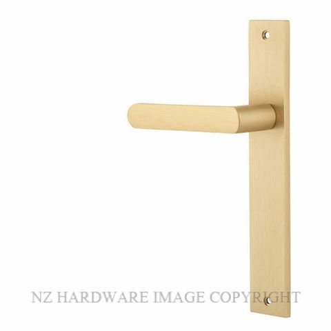 IVER 15260 OSAKA RECTANGULAR PLATE BRUSHED BRASS