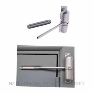 NZ HARDWARE CLOSER 0002 SCREEN DOOR CLOSER GREY