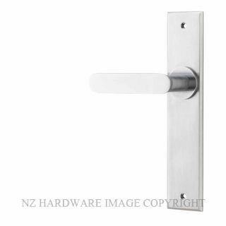 IVER IV12284 BRONTE CHAMFERED HALF SET LH FIXED BRUSHED CHROME