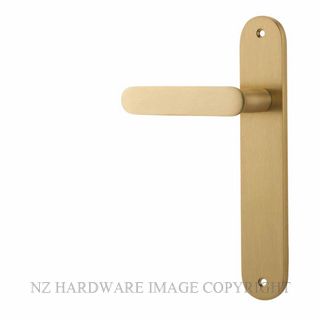 IVER IV15264 BRONTE OVAL HALF SET LH FIXED BRUSHED BRASS