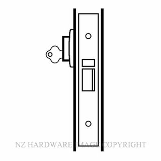 LOCKWOOD 3570XSC SYNERGY CYLINDER LATCH SATIN CHROME