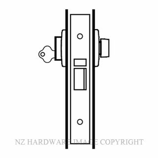 LOCKWOOD 3570XTSC SYNERGY NIGHTLATCH SATIN CHROME