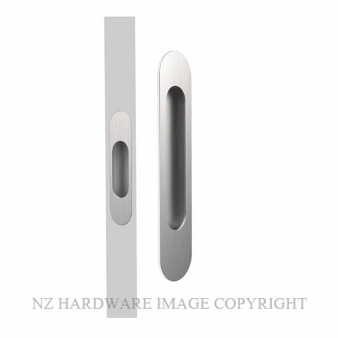 MARDECO MA9008/SET BN M SERIES FLUSH PULL X2 BRUSHED NICKEL