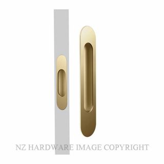 MARDECO MA9008/SET SB M SERIES FLUSH PULL X2 SATIN BRASS