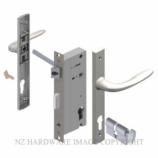 YALE PL82402L1SC PALLADIUM 50MM 2PT 13MM KEY-TURN LOCKSET SATIN CHROME