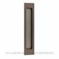 IVER 21780 FLUSH PULL RECTANGULAR SIGNATURE BRASS