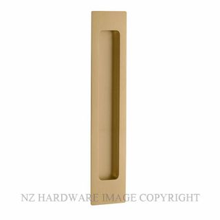 IVER 21782 FLUSH PULL RECTANGULAR BRUSHED BRASS