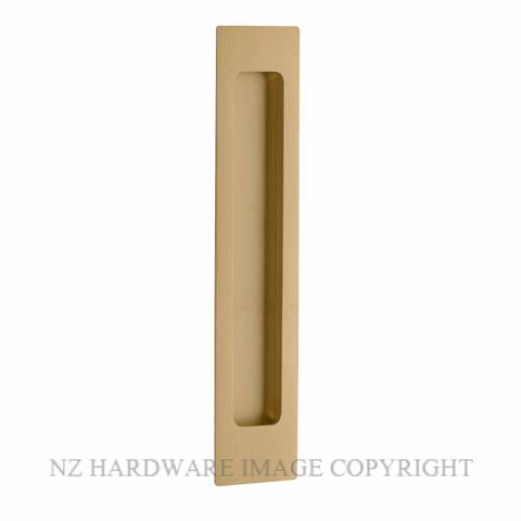 IVER 21782 FLUSH PULL RECTANGULAR BRUSHED BRASS