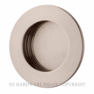 IVER 21795 FLUSH PULL ROUND SATIN NICKEL